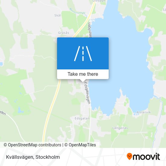 Kvällsvägen map