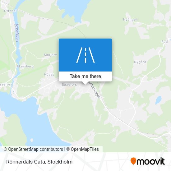 Rönnerdals Gata map