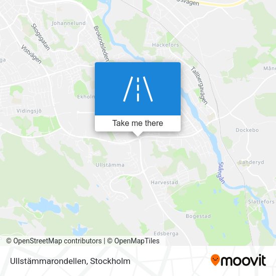 Ullstämmarondellen map