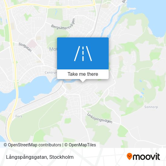 Långspångsgatan map