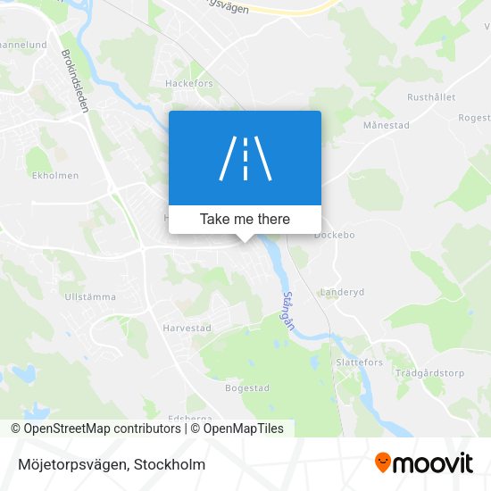 Möjetorpsvägen map