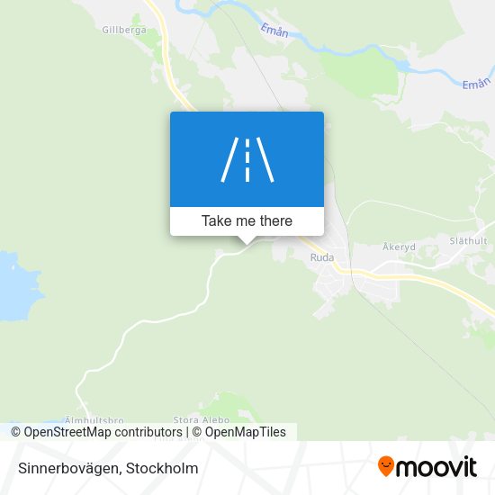 Sinnerbovägen map