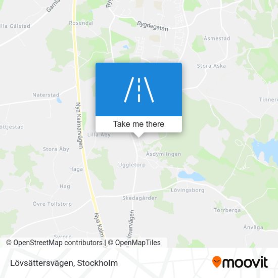 Lövsättersvägen map