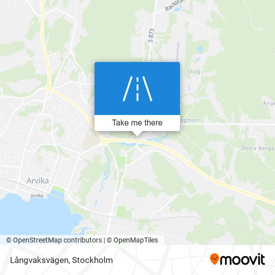 Långvaksvägen map