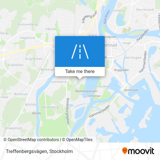 Treffenbergsvägen map