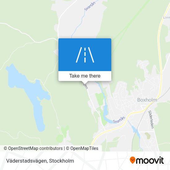 Väderstadsvägen map