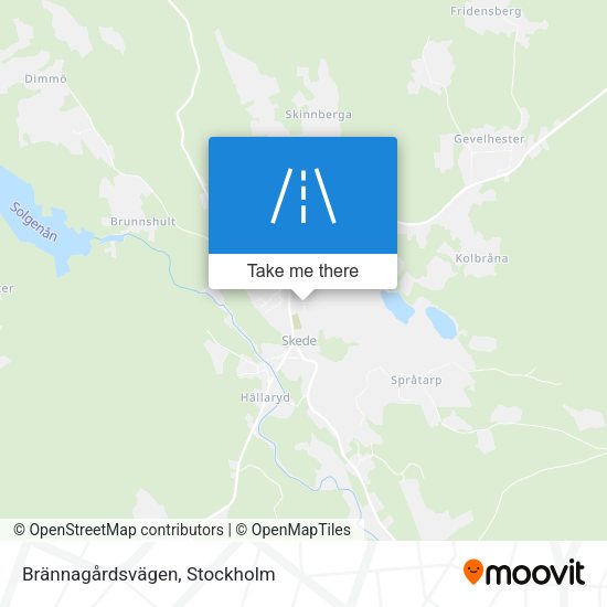 Brännagårdsvägen map
