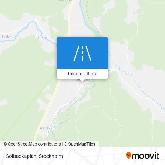 Solbackaplan map