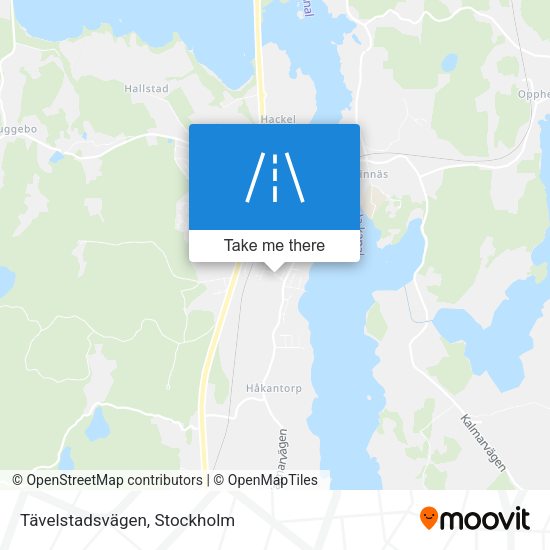Tävelstadsvägen map