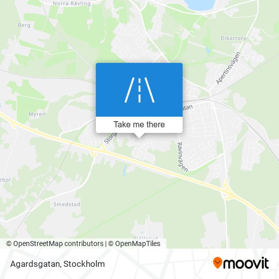 Agardsgatan map