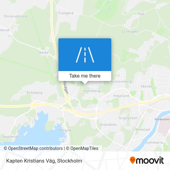 Kapten Kristians Väg map