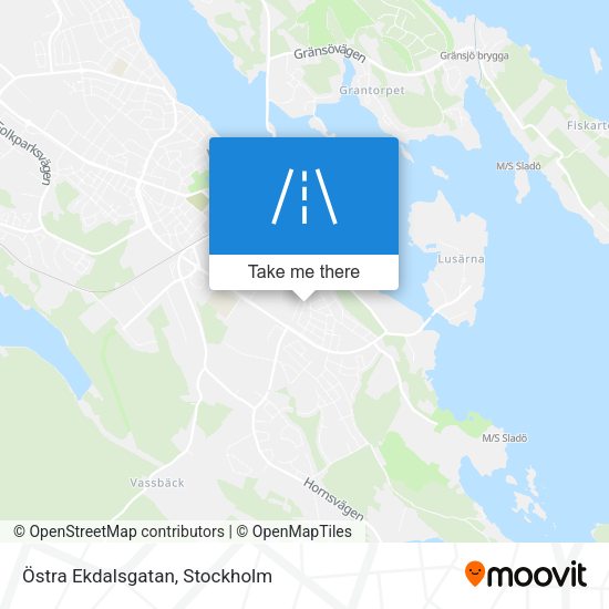 Östra Ekdalsgatan map