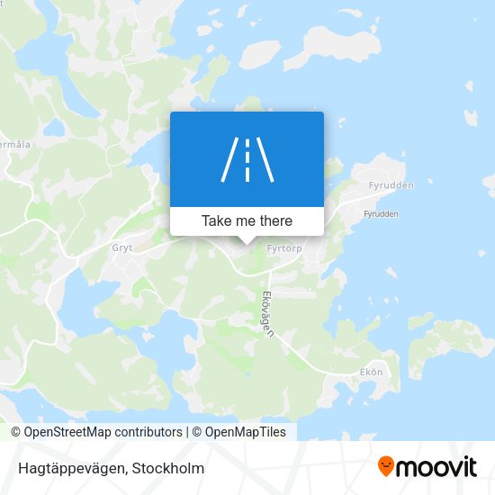 Hagtäppevägen map