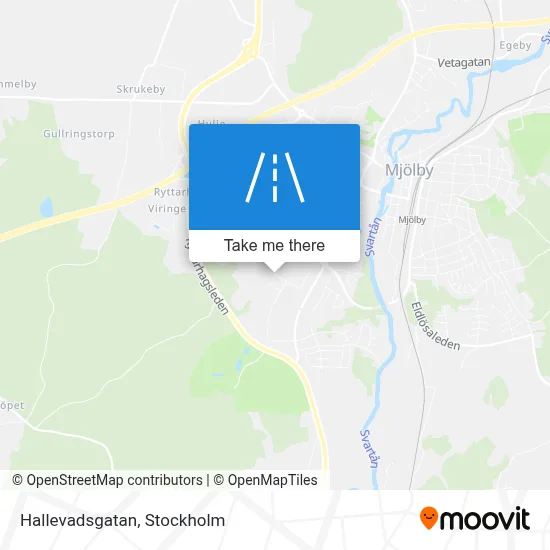 Hallevadsgatan map