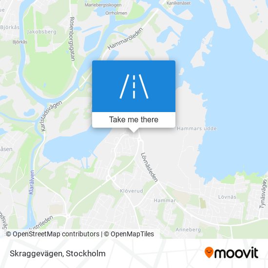 Skraggevägen map