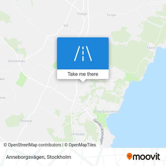 Anneborgsvägen map