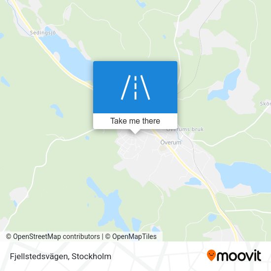 Fjellstedsvägen map