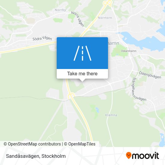 Sandåsavägen map