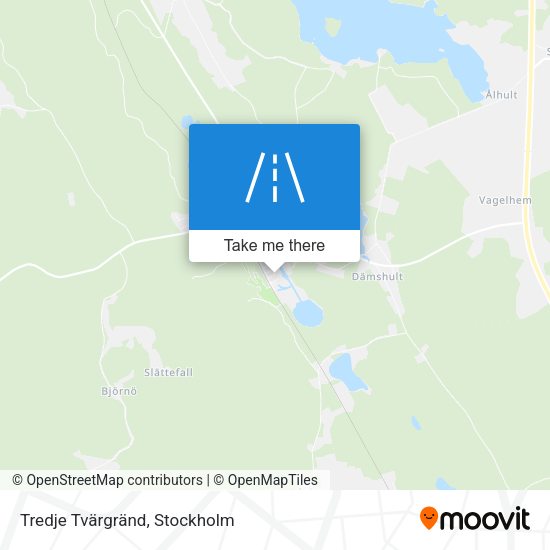 Tredje Tvärgränd map