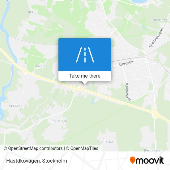 Hästdkovägen map