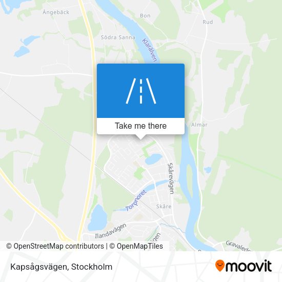 Kapsågsvägen map