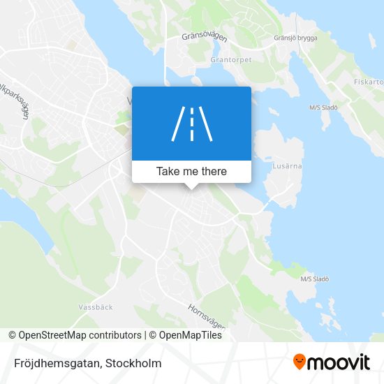 Fröjdhemsgatan map