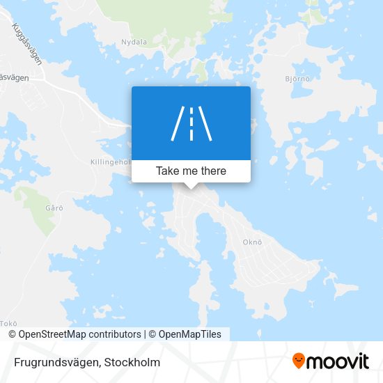 Frugrundsvägen map
