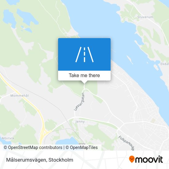 Målserumsvägen map