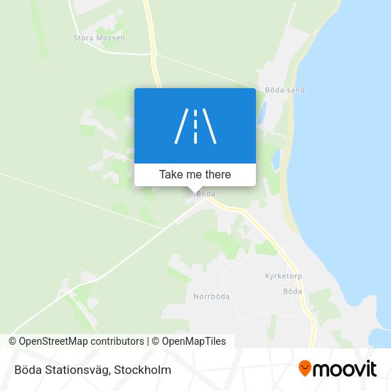 Böda Stationsväg map