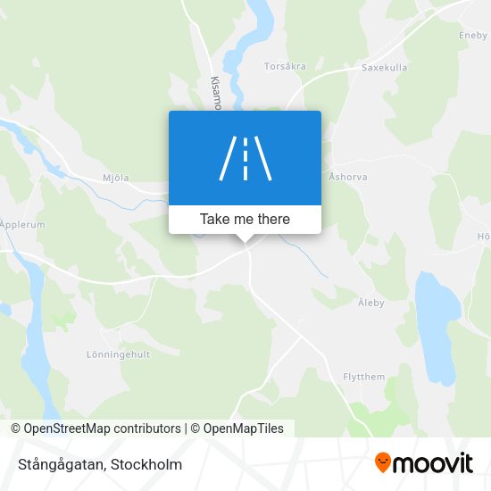 Stångågatan map