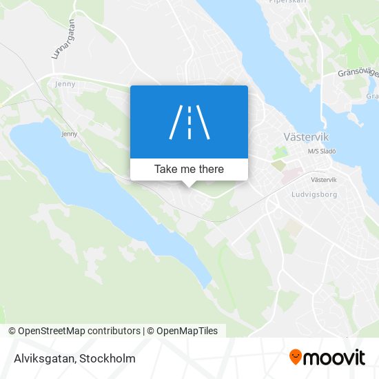 Alviksgatan map