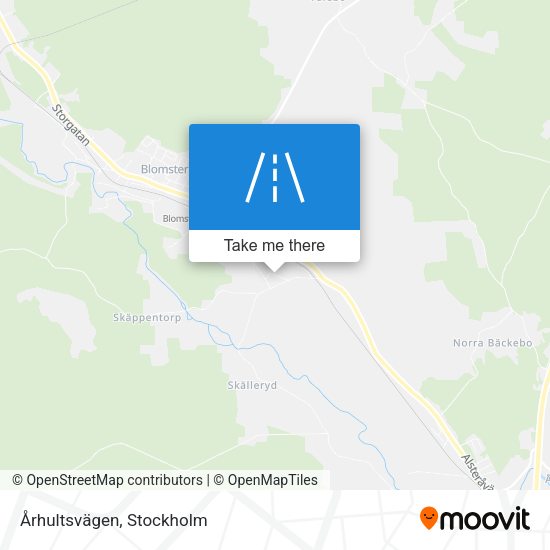 Århultsvägen map