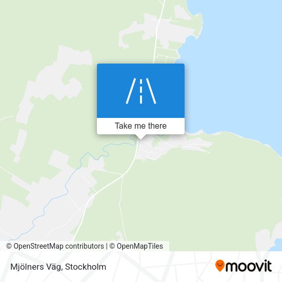 Mjölners Väg map
