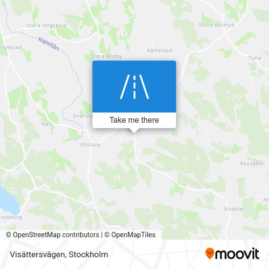 Visättersvägen map