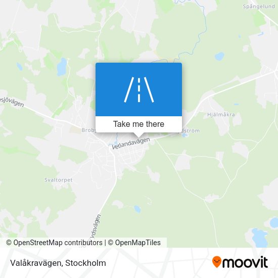 Valåkravägen map