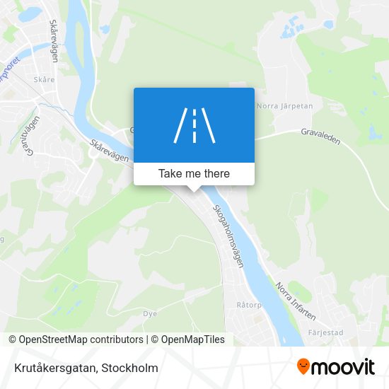 Krutåkersgatan map