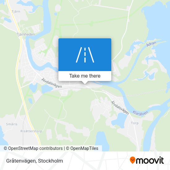 Gråtenvägen map