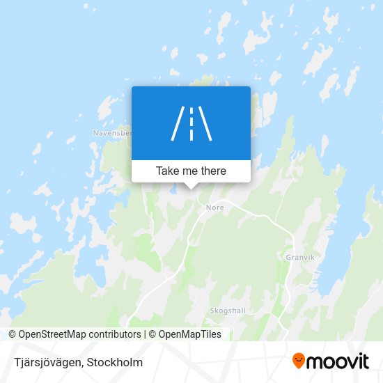 Tjärsjövägen map