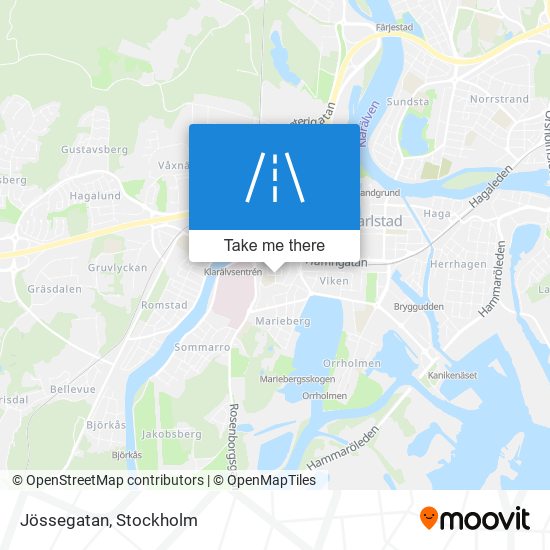 Jössegatan map