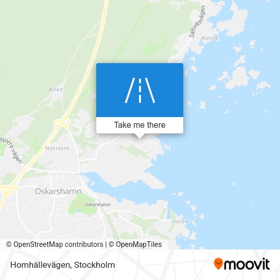 Homhällevägen map