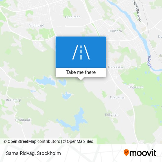 Sams Ridväg map