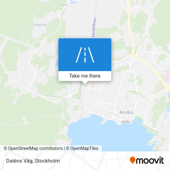 Daléns Väg map