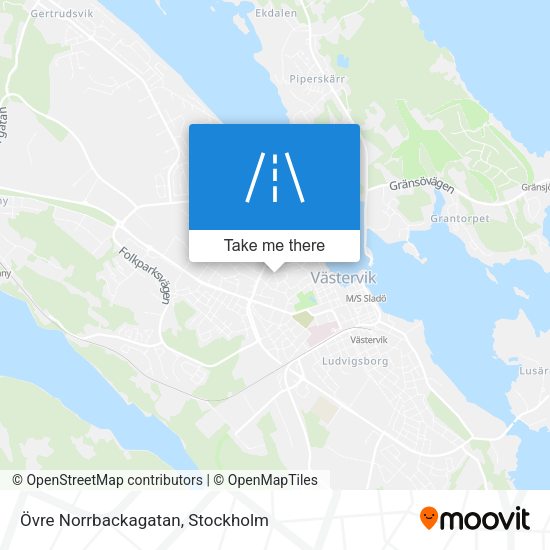 Övre Norrbackagatan map