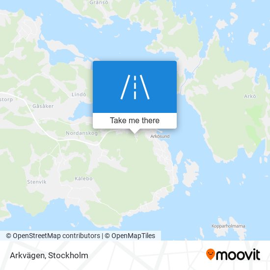 Arkvägen map