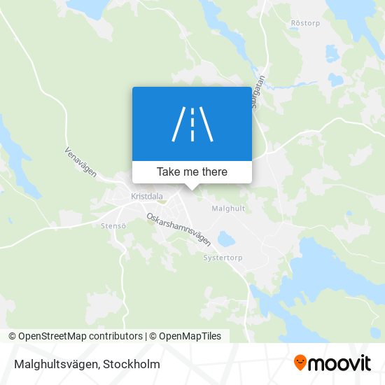 Malghultsvägen map