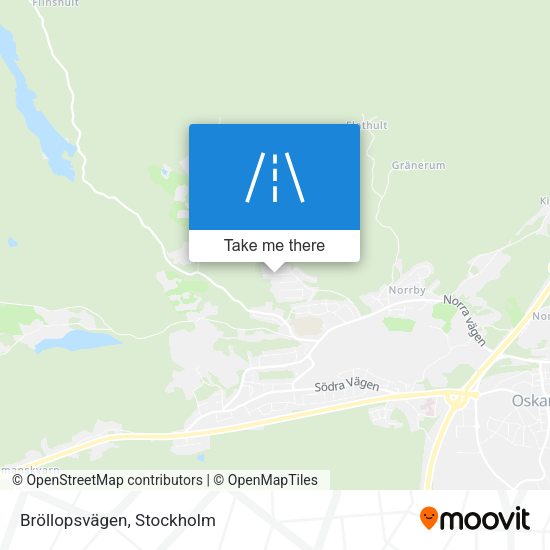 Bröllopsvägen map