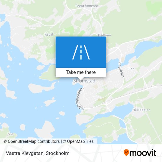 Västra Klevgatan map