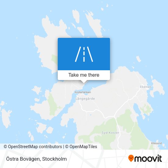 Östra Bovägen map