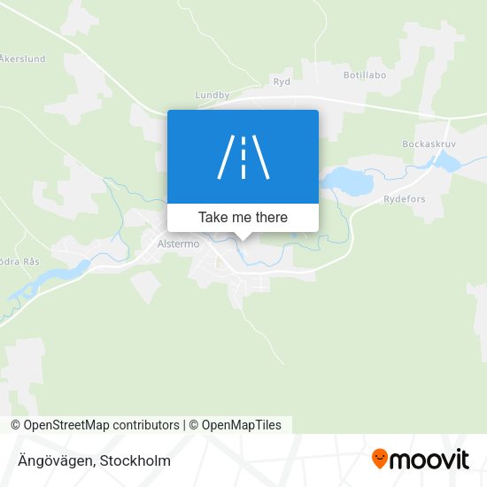 Ängövägen map