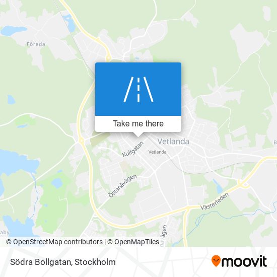 Södra Bollgatan map